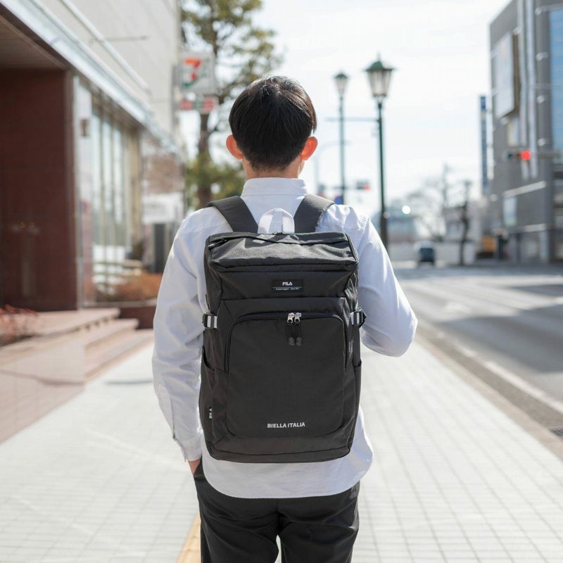 【P最大35倍|お買い物マラソン】【2021新作】フィラリュックボックス型33LB4FILAライトリュックサックバックパックメンズレディース中学生高校生大学生女子高生男子女子通学リュックスポーツリュック通学大容量抗菌撥水軽量7464