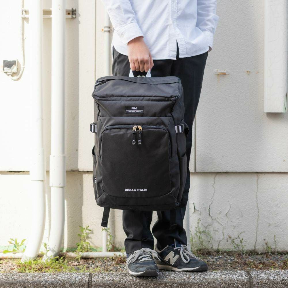 【P最大35倍|お買い物マラソン】【2021新作】フィラリュックボックス型33LB4FILAライトリュックサックバックパックメンズレディース中学生高校生大学生女子高生男子女子通学リュックスポーツリュック通学大容量抗菌撥水軽量7464