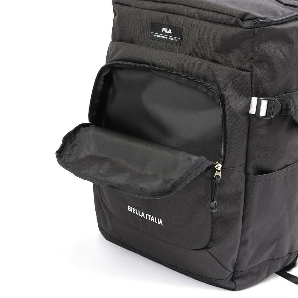 【P最大35倍|お買い物マラソン】【2021新作】フィラリュックボックス型33LB4FILAライトリュックサックバックパックメンズレディース中学生高校生大学生女子高生男子女子通学リュックスポーツリュック通学大容量抗菌撥水軽量7464