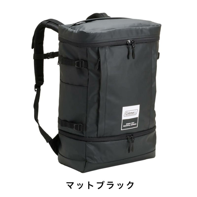 【限定エコバッグプレゼント】コールマンリュックColeman35LSHIELD352layer2層式バックパックメンズレディース中学生高校生大学生男子女子通学リュックスポーツリュック防水リュック通学スポーツ防水撥水ブランドシールド35