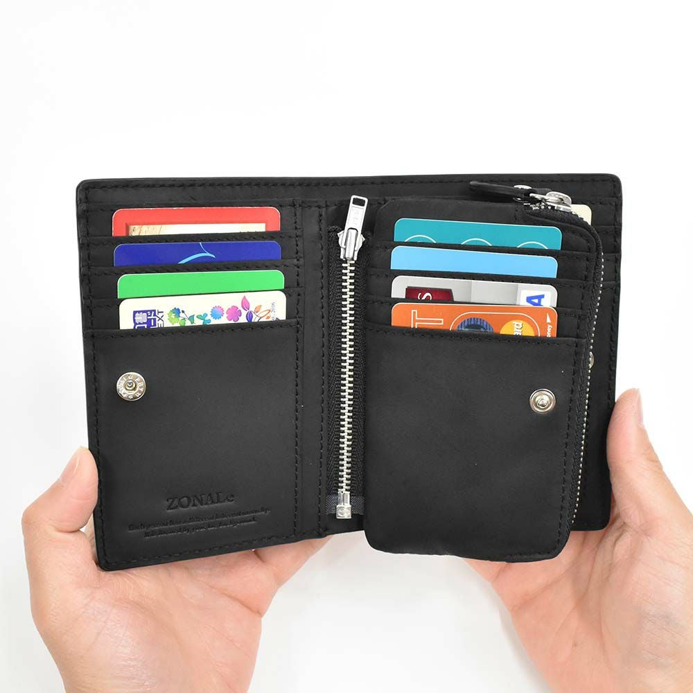 ゾナールZONALe二つ折り財布二つ折り財布2つ折り本革革レザーメンズレディース折りたたみミドルウォレット小銭入れ付きメンズ財布VINTAGEビンテージブランドおしゃれ人気大容量ギフトプレゼント31142父の日