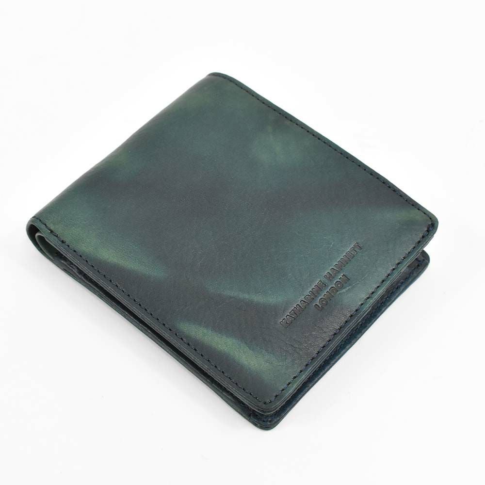 キャサリンハムネットKATHARINEHAMNETTLONDON財布二つ折り本革メンズレディースFLUIDフルイド革レザー2つ折り2つ折り財布二つ折り財布ギフトプレゼント彼氏折りたたみ男性人気ブランド490-59200父の日