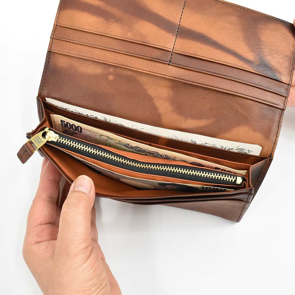 キャサリンハムネットKATHARINEHAMNETTLONDON長財布かぶせ財布本革メンズレディースFLUIDフルイド革レザープレゼント男性人気ブランド大容量薄いかぶせ型おしゃれかっこいい490-59203父の日