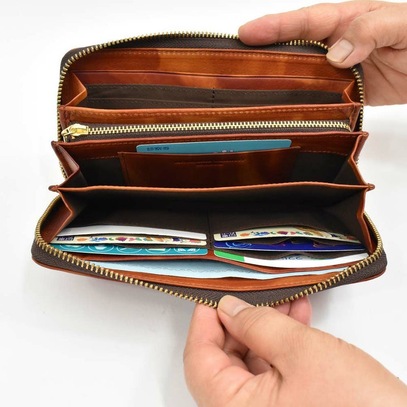 【6/1限定★エントリーで全員12倍】キャサリンハムネットKATHARINEHAMNETTLONDON長財布ラウンドファスナー財布本革メンズレディースFLUIDフルイド革レザープレゼント男性人気ブランド大容量薄いおしゃれファスナー付き490-59203父の日