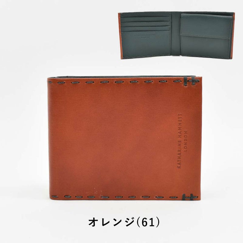 【6/1限定★エントリーで全員12倍】キャサリンハムネットKATHARINEHAMNETTLONDON財布二つ折りメンズレディーステーラード2二つ折り財布小銭入れあり本革革レザーブランド2つ折り2つ折り財布おしゃれかっこいいおすすめギフト490-58704父の日