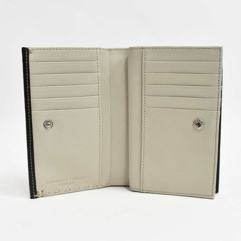 キャサリンハムネットKATHARINEHAMNETTLONDONミドルウォレット財布二つ折り縦長メンズレディーステーラード2二つ折り財布ファスナー本革革レザーブランド2つ折り財布おしゃれかっこいいギフト490-58705父の日
