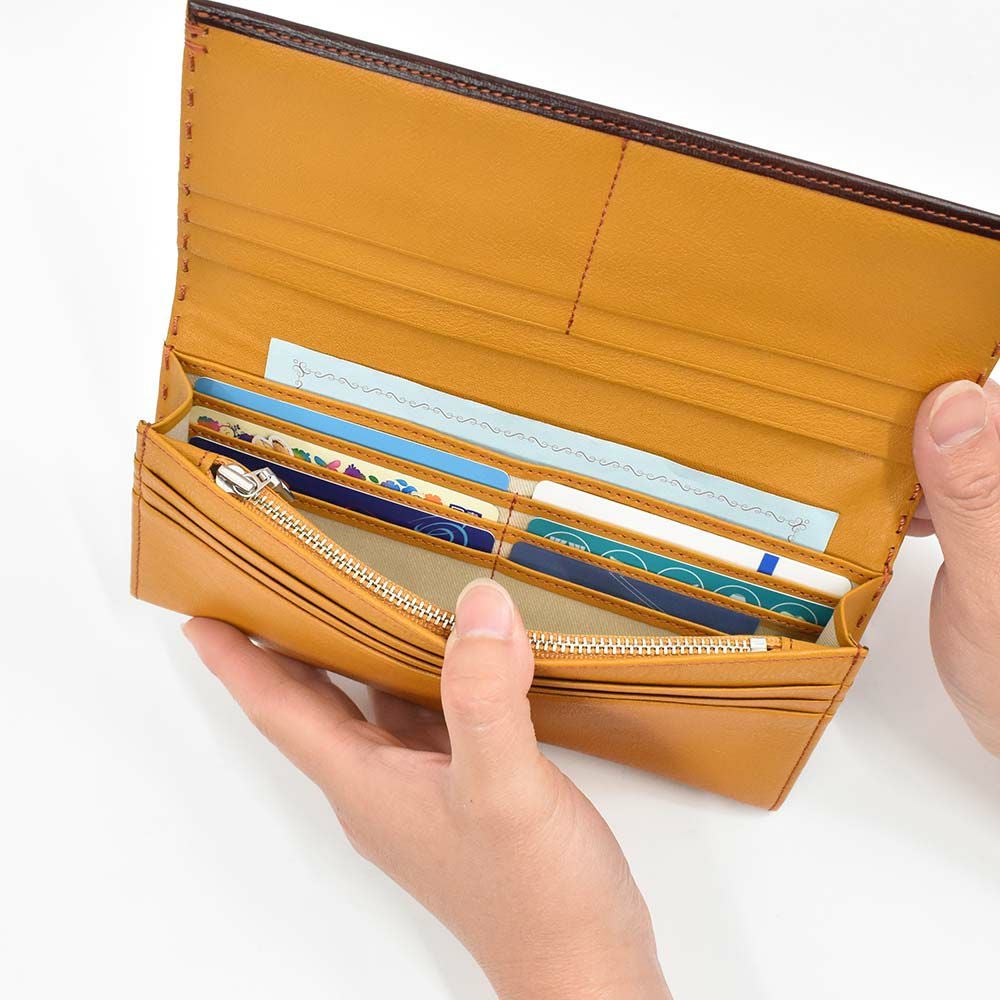 キャサリンハムネットKATHARINEHAMNETTLONDON長財布かぶせ財布本革メンズレディーステーラード2革レザープレゼント男性人気ブランド大容量薄いかぶせ型おしゃれかっこいい490-58706父の日