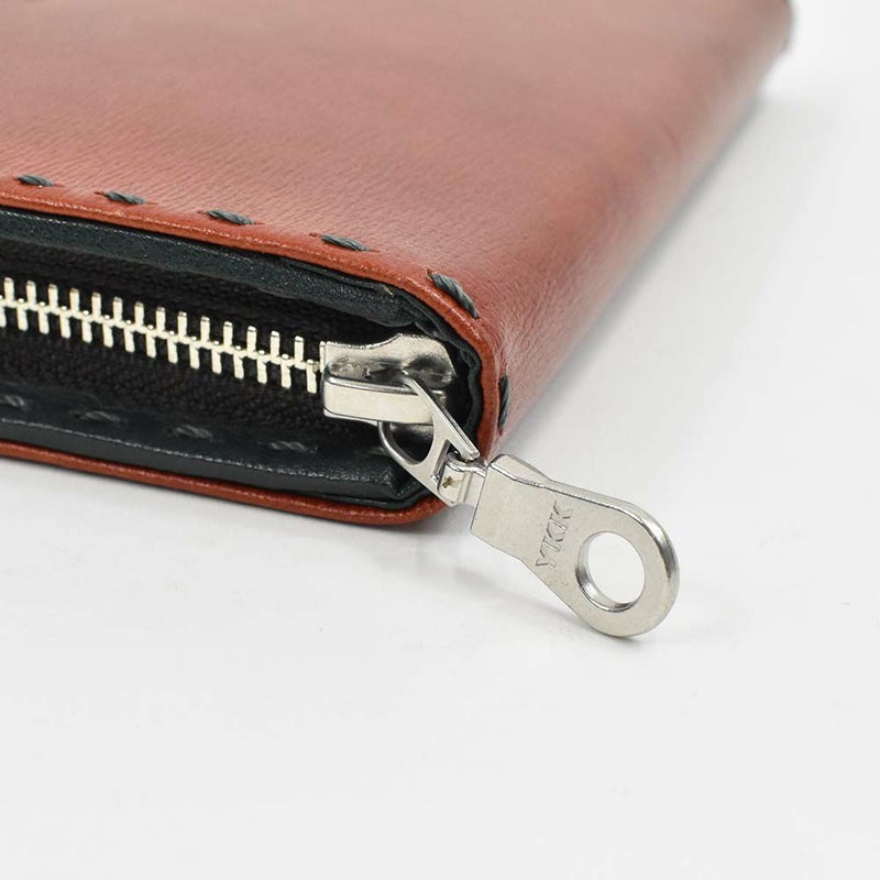 キャサリンハムネットKATHARINEHAMNETTLONDON長財布ラウンドファスナー財布本革メンズレディースカラーテーラード2革レザープレゼント男性人気ブランド大容量薄いおしゃれファスナー付き490-58707父の日