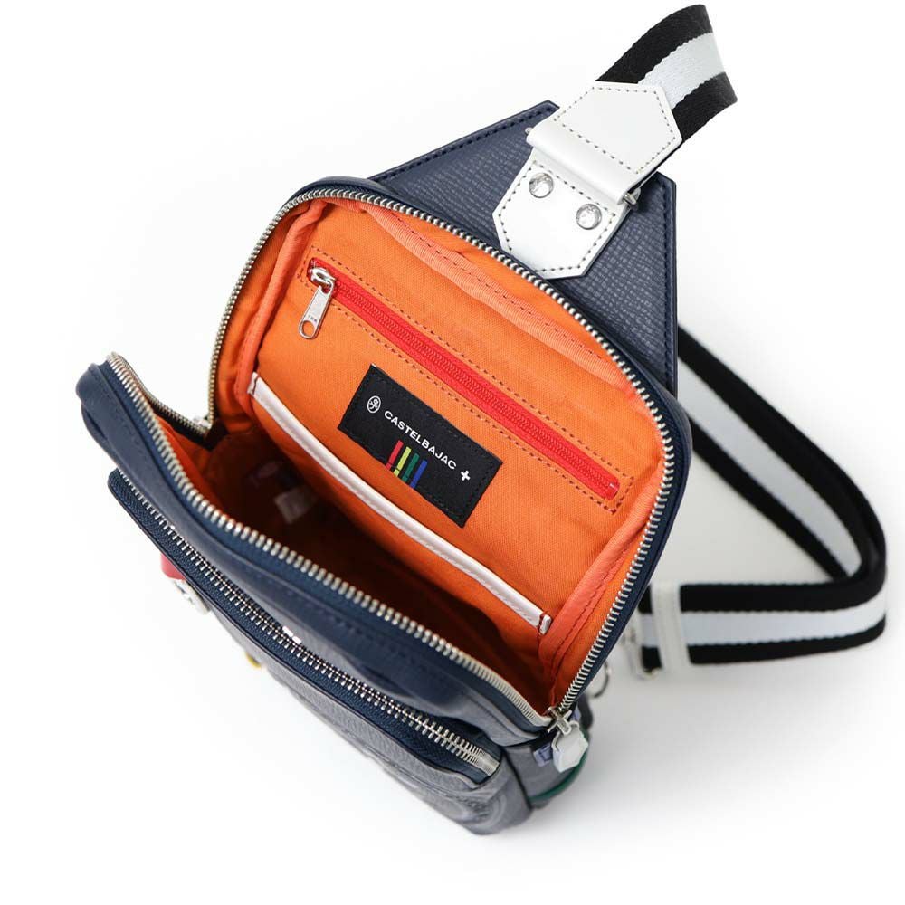 【P最大34倍|スーパーSALE】カステルバジャックボディバッグ本革ワンショルダーバッグCASTELBAJACデンスメンズレディースバッグボディバックレザー革斜めがけバッグ斜め掛けバッグブランド軽量かっこいい人気日本製072911