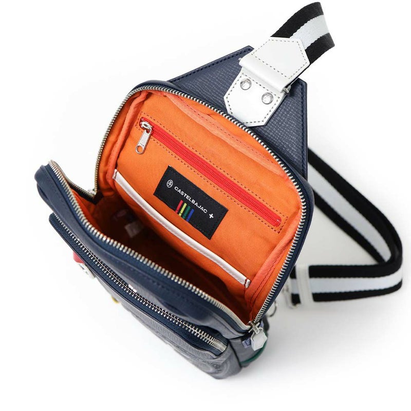 【P最大34倍|スーパーSALE】カステルバジャックボディバッグ本革ワンショルダーバッグCASTELBAJACデンスメンズレディースバッグボディバックレザー革斜めがけバッグ斜め掛けバッグブランド軽量かっこいい人気日本製072911