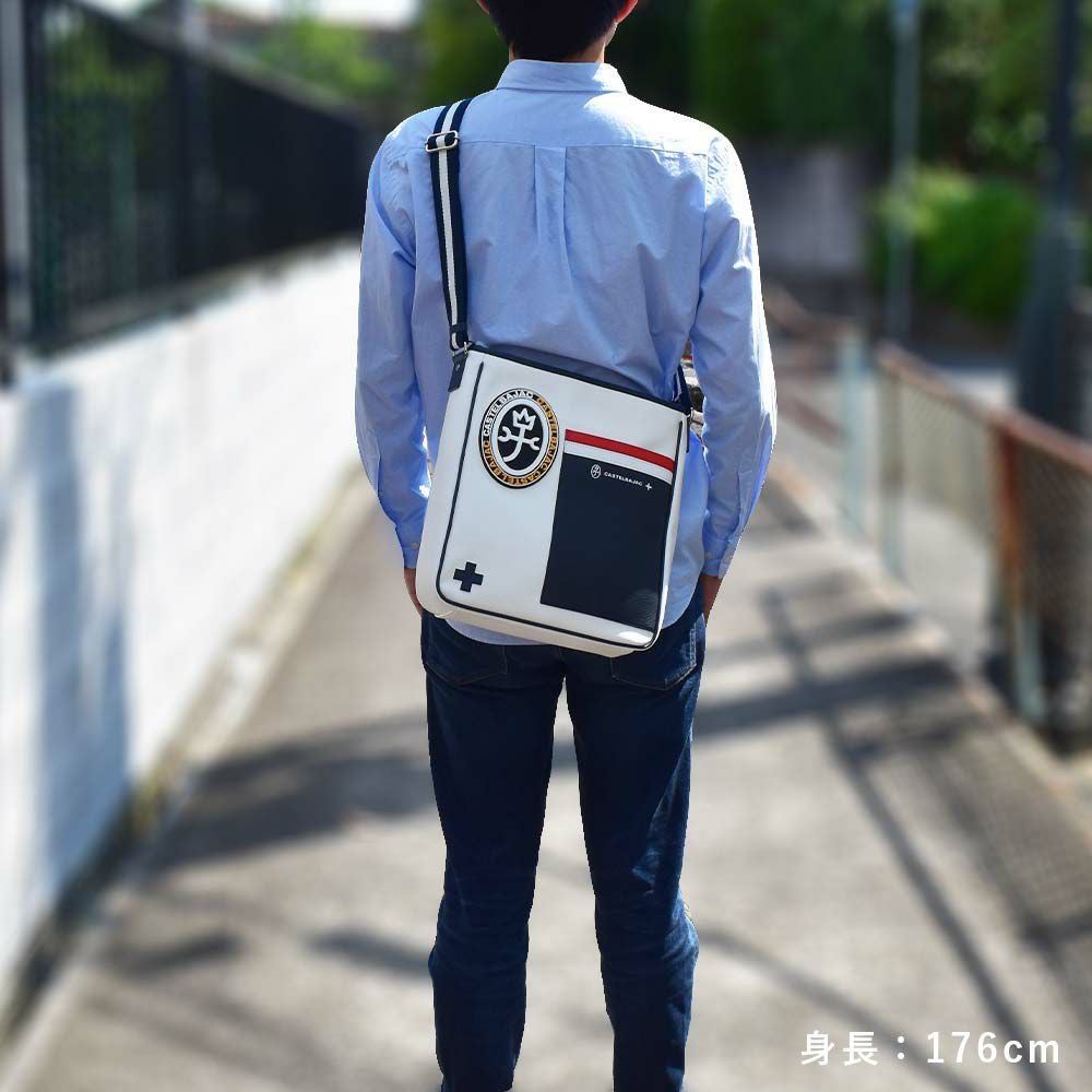 【ポイント最大36倍|6/10限定】カステルバジャックショルダーバッグA4バッグCASTELBAJACミックメンズレディースショルダーバックショルダー斜めがけバック斜め掛けバッグ肩掛けカバンブランド大人おしゃれ大きい大きめ大容量039132