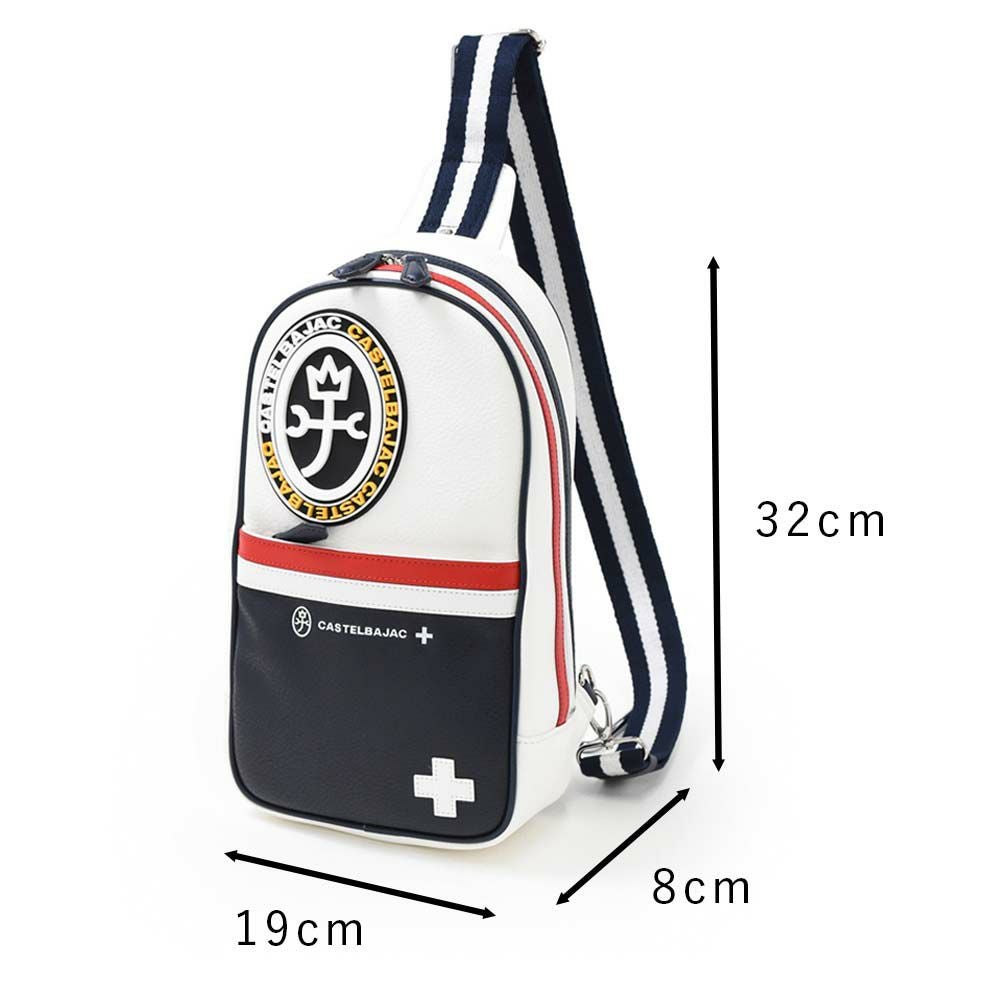 【ポイント最大36倍|6/10限定】カステルバジャックボディバッグワンショルダーバッグバッグCASTELBAJACミックメンズレディースショルダーバッグボディバック合皮斜めがけバッグ斜め掛けバッグブランド軽量かっこいいおしゃれ人気039931