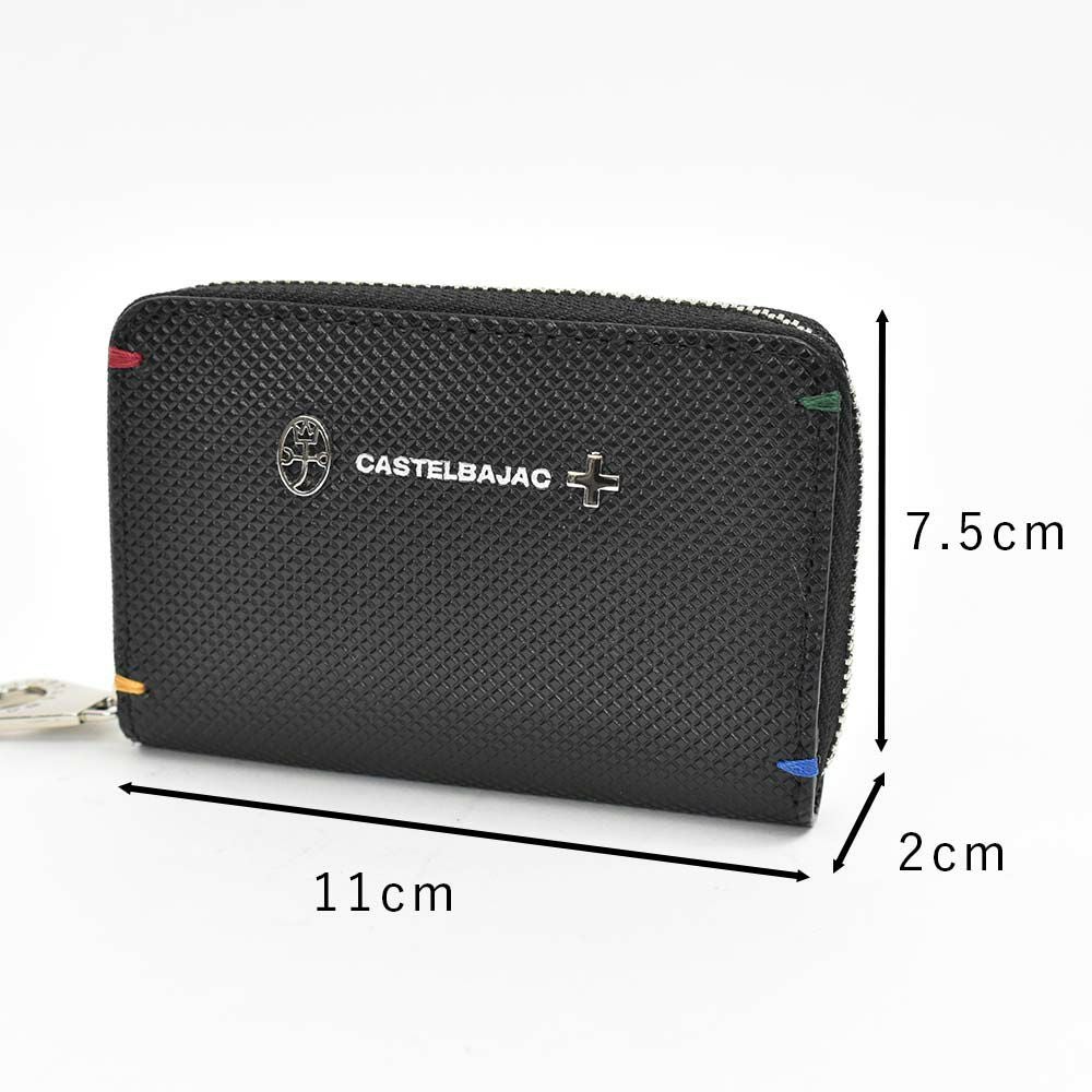 【Rカードでさらに+4倍|6/15限定】カステルバジャック小銭入れミニ財布財布CASTELBAJACメンズレディーストルクミニウォレットミニコンパクトコインケース小銭ブランドコンパクト財布薄い小さいキャッシュレス本革96632
