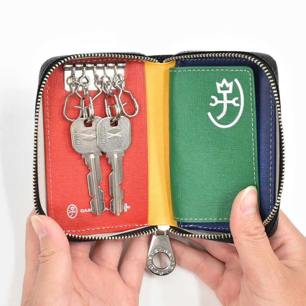 【Rカードでさらに+4倍|6/15限定】カステルバジャックキーケーススマートキーCASTELBAJAC本革革レザーメンズレディーストルク鍵ケース鍵入れ5連6連コンパクト人気ブランドおしゃれ大容量人気ギフトプレゼント男性女性096633