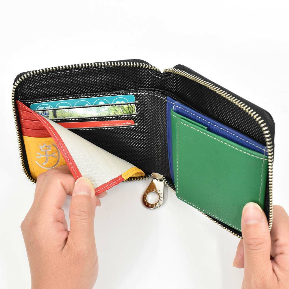 【Rカードでさらに+4倍|6/15限定】カステルバジャック財布二つ折りラウンドファスナーメンズレディーストルクCASTELBAJAC二つ折り財布バジャック本革革レザー2つ折り2つ折り財布ファスナーミドルウォレット人気ブランド薄い096634