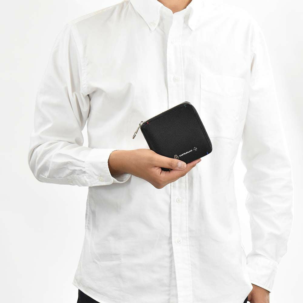 【Rカードでさらに+4倍|6/15限定】カステルバジャック財布二つ折りラウンドファスナーメンズレディーストルクCASTELBAJAC二つ折り財布バジャック本革革レザー2つ折り2つ折り財布ファスナーミドルウォレット人気ブランド薄い096634