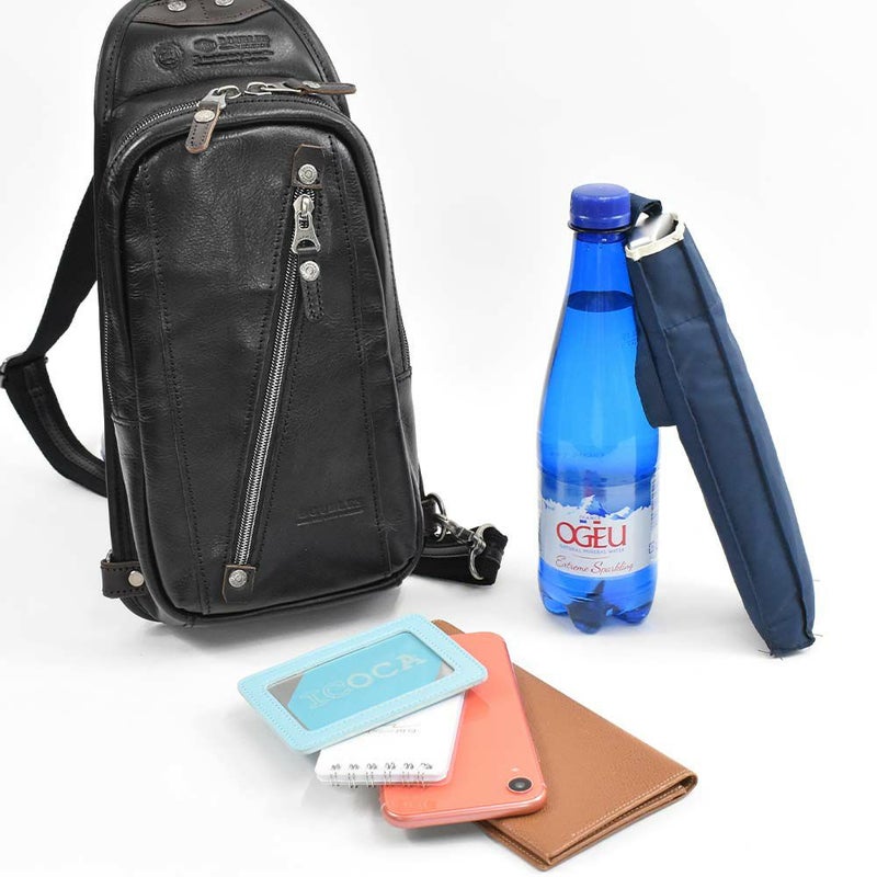 【ポイント最大36倍|6/25限定】DOUBLESダブルスボディバッグメンズレディース本革牛革革レザーブランドワンショルダーバッグワンショルダーショルダーバッグボディーバッグボディバック斜め掛けバッグ斜めがけバッグVIF-7200