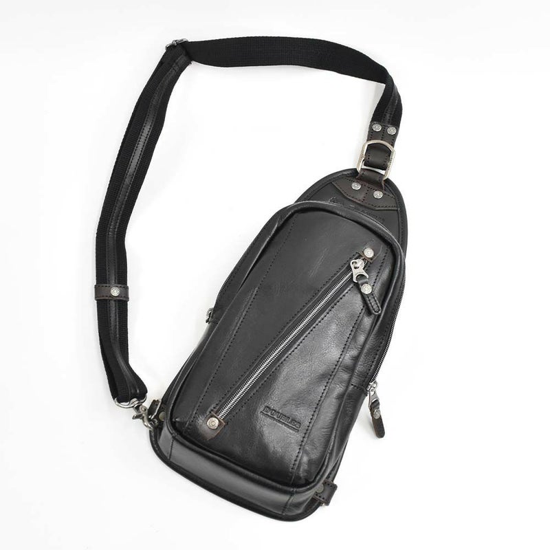 【ポイント最大36倍|6/25限定】DOUBLESダブルスボディバッグメンズレディース本革牛革革レザーブランドワンショルダーバッグワンショルダーショルダーバッグボディーバッグボディバック斜め掛けバッグ斜めがけバッグVIF-7200