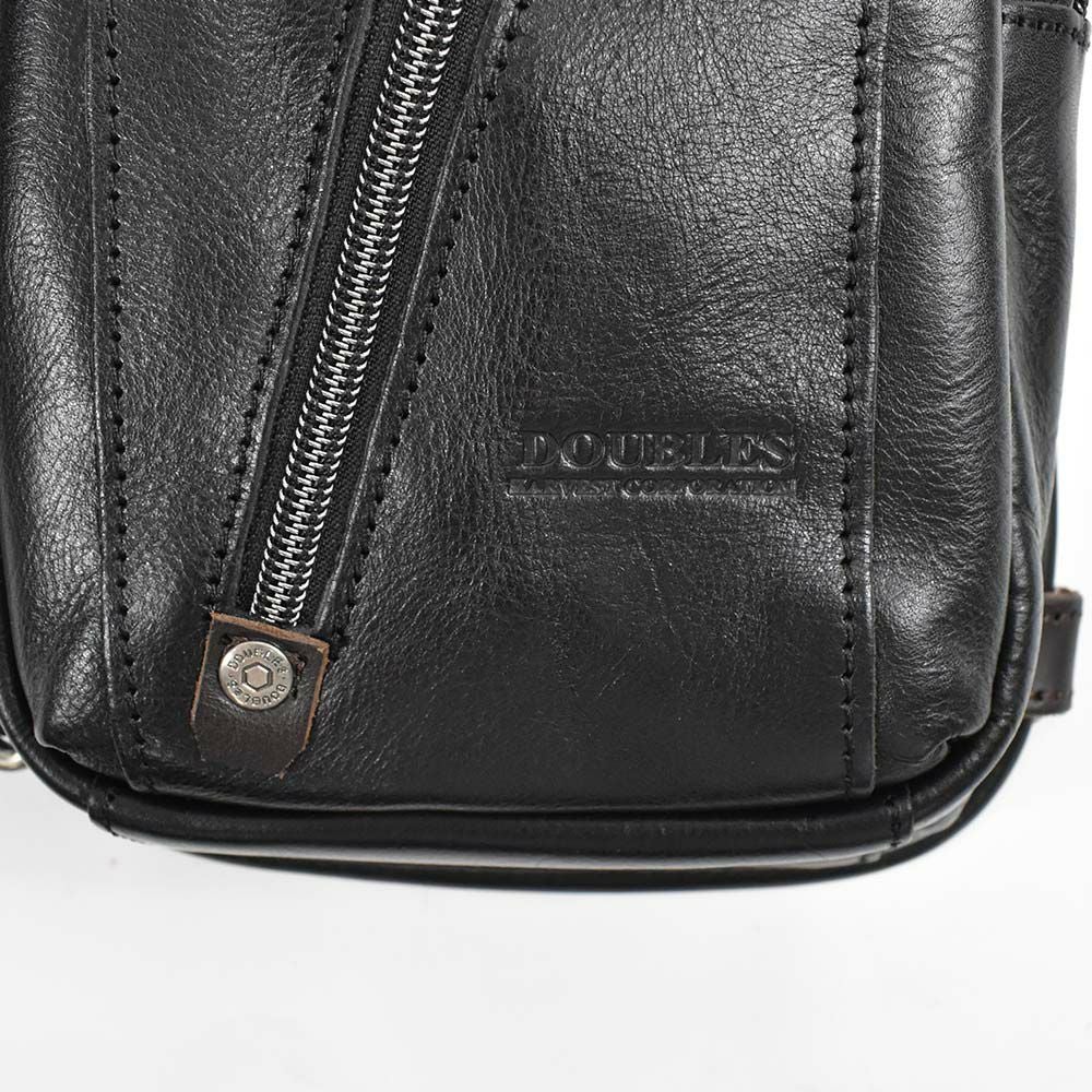 【ポイント最大36倍|6/25限定】DOUBLESダブルスボディバッグメンズレディース本革牛革革レザーブランドワンショルダーバッグワンショルダーショルダーバッグボディーバッグボディバック斜め掛けバッグ斜めがけバッグVIF-7200