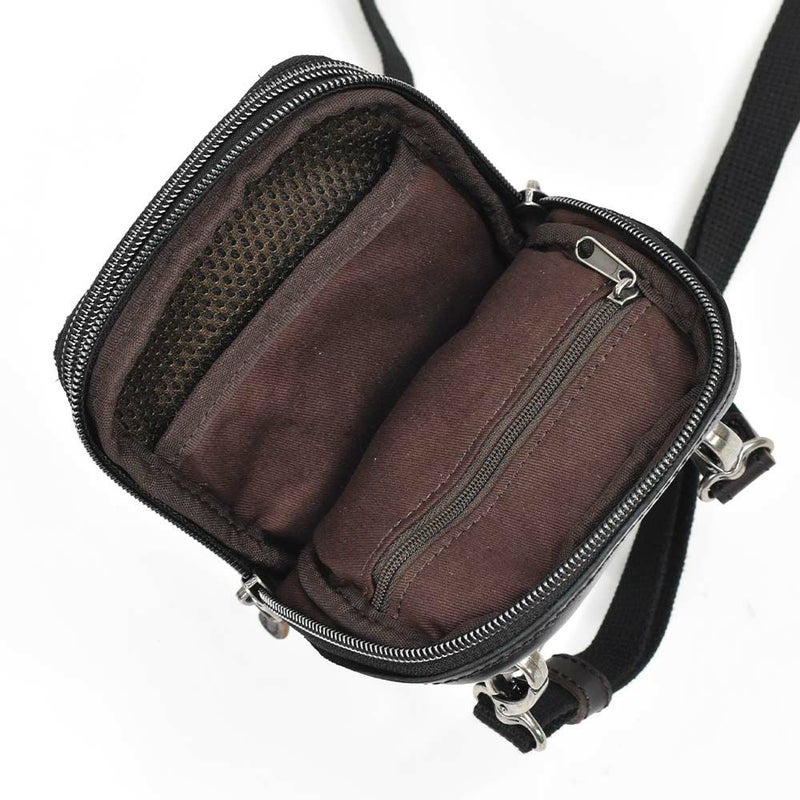 【ポイント最大36倍|6/25限定】DOUBLESダブルスベルトポーチチョークバッグメンズレディース小さいミニ本革牛革革レザーブランドウエストバッグポーチショルダーバッグ小物入れ小物ポーチカラビナおしゃれ2WAYVIF-7200