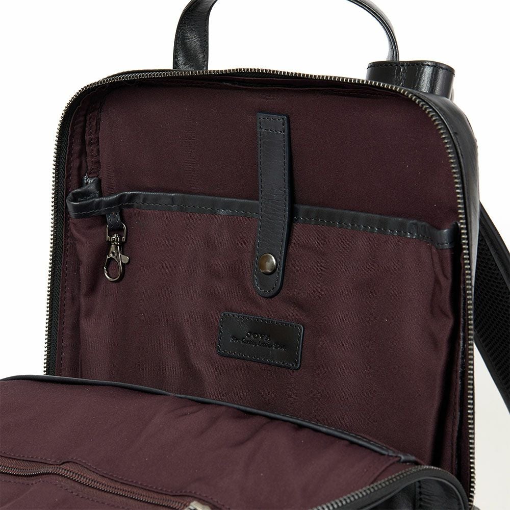 JOYAジョヤリュック薄型スリムA4本革ビジネスリュックメンズレディースレザー革牛革リュックサックバックパックビジネスバッグ本革バックレザーバック通勤大人薄い薄マチ軽い軽量コンパクトJ4224