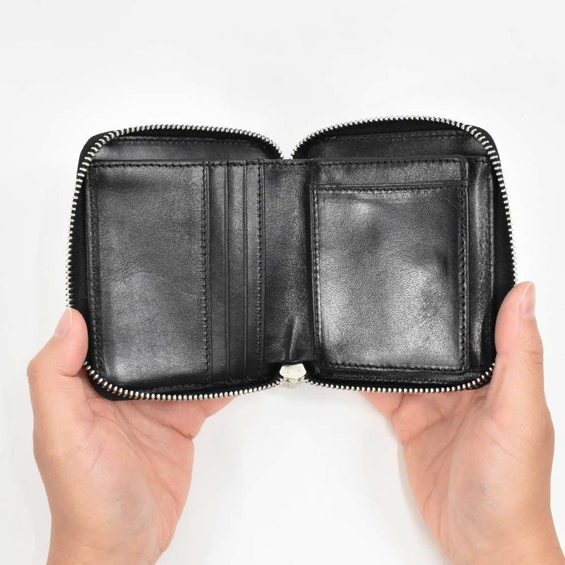 JOYAジョヤ財布二つ折りラウンドファスナーメンズレディース二つ折り財布本革革牛革レザー2つ折り2つ折り財布ファスナーミドルウォレット人気ブランドコンパクトバングラディッシュJ3007