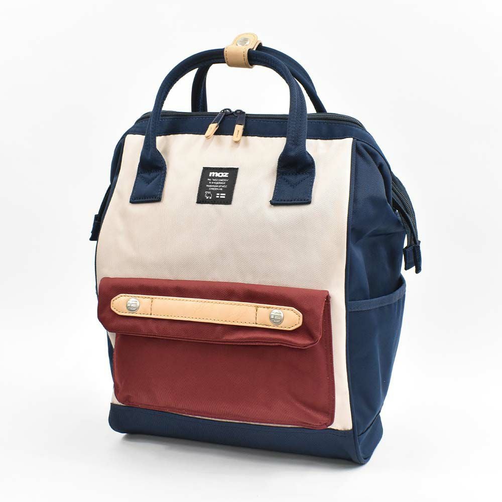 【P最大34倍|お買い物マラソン】mozリュックモズバッグレディースリュック口金A4小さめマザーズリュックマザーズバッグママバッグママリュックナイロン大人ブランド軽量軽い背面ファスナー大容量おしゃれがま口人気ZZCI-07L