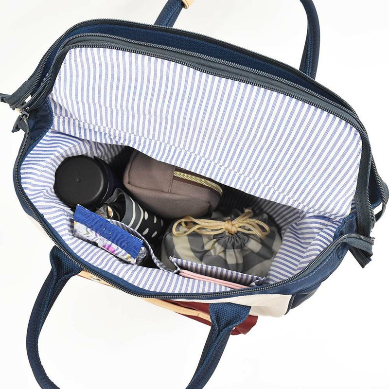 【P最大34倍|お買い物マラソン】mozリュックモズバッグレディースリュック口金A4小さめマザーズリュックマザーズバッグママバッグママリュックナイロン大人ブランド軽量軽い背面ファスナー大容量おしゃれがま口人気ZZCI-07L