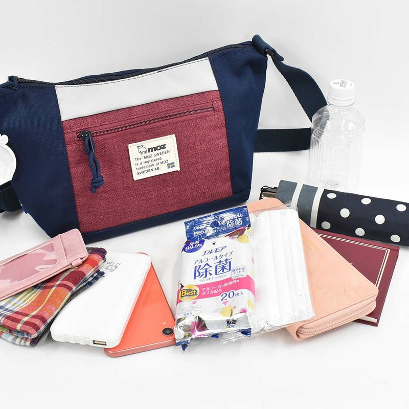 【P最大34倍|お買い物マラソン】mozショルダーバッグモズレディースショルダーバッグ三日月型ショルダーバック斜めがけ斜め掛けナイロン大人ブランド軽量軽い小さめマザーズバッグママバッグファスナー付きおしゃれかわいいZZEI-11