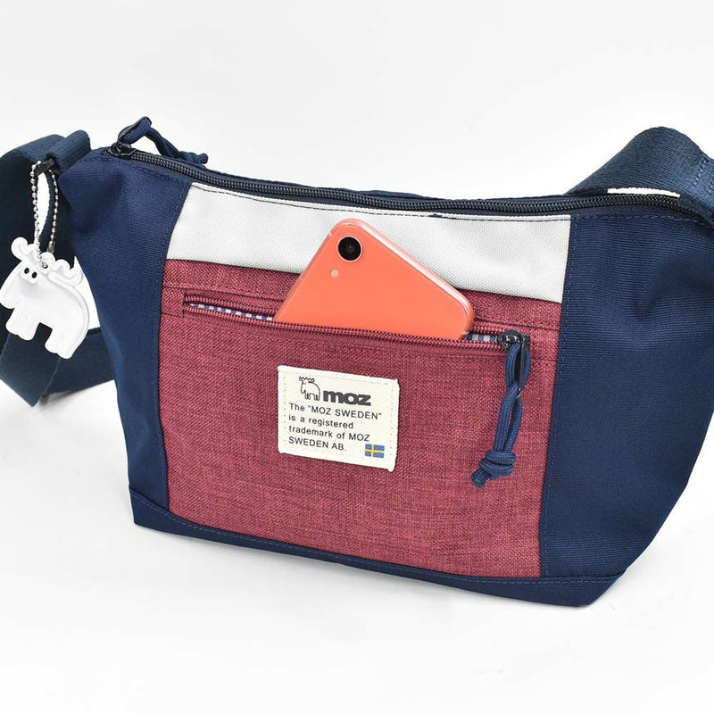【P最大34倍|お買い物マラソン】mozショルダーバッグモズレディースショルダーバッグ三日月型ショルダーバック斜めがけ斜め掛けナイロン大人ブランド軽量軽い小さめマザーズバッグママバッグファスナー付きおしゃれかわいいZZEI-11