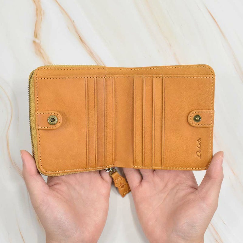 【2021新作】ダコタDakota財布二つ折りレディースアニマーレ二つ折り財布サイフ本革革レザー2つ折り2つ折り財布折りたたみブランドファスナー人気コンパクト小銭入れアニマル動物30代40代50代緑グリーン0030190
