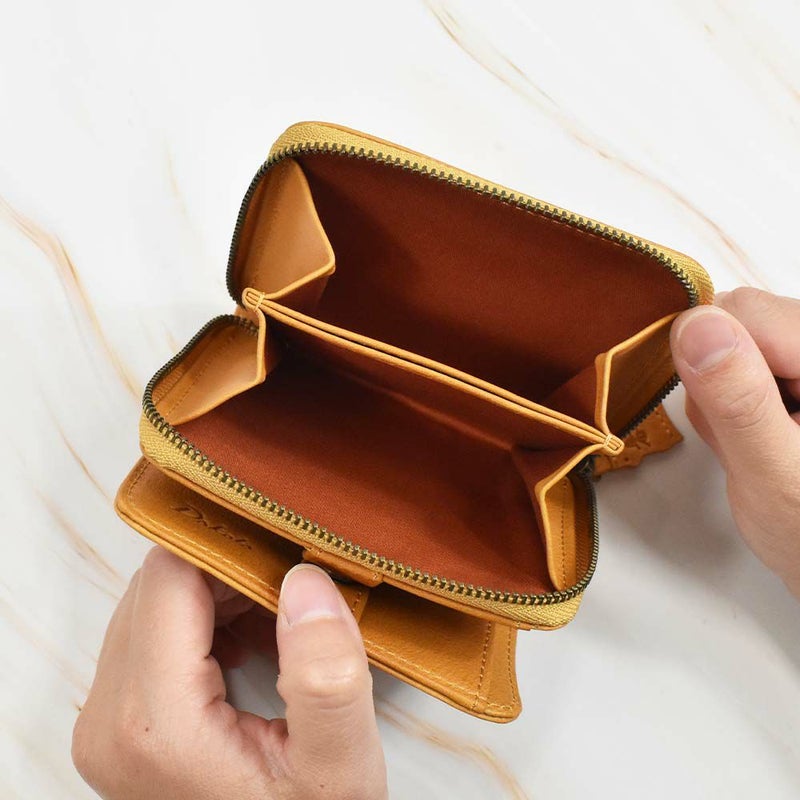 【2021新作】ダコタDakota財布二つ折りレディースアニマーレ二つ折り財布サイフ本革革レザー2つ折り2つ折り財布折りたたみブランドファスナー人気コンパクト小銭入れアニマル動物30代40代50代緑グリーン0030190