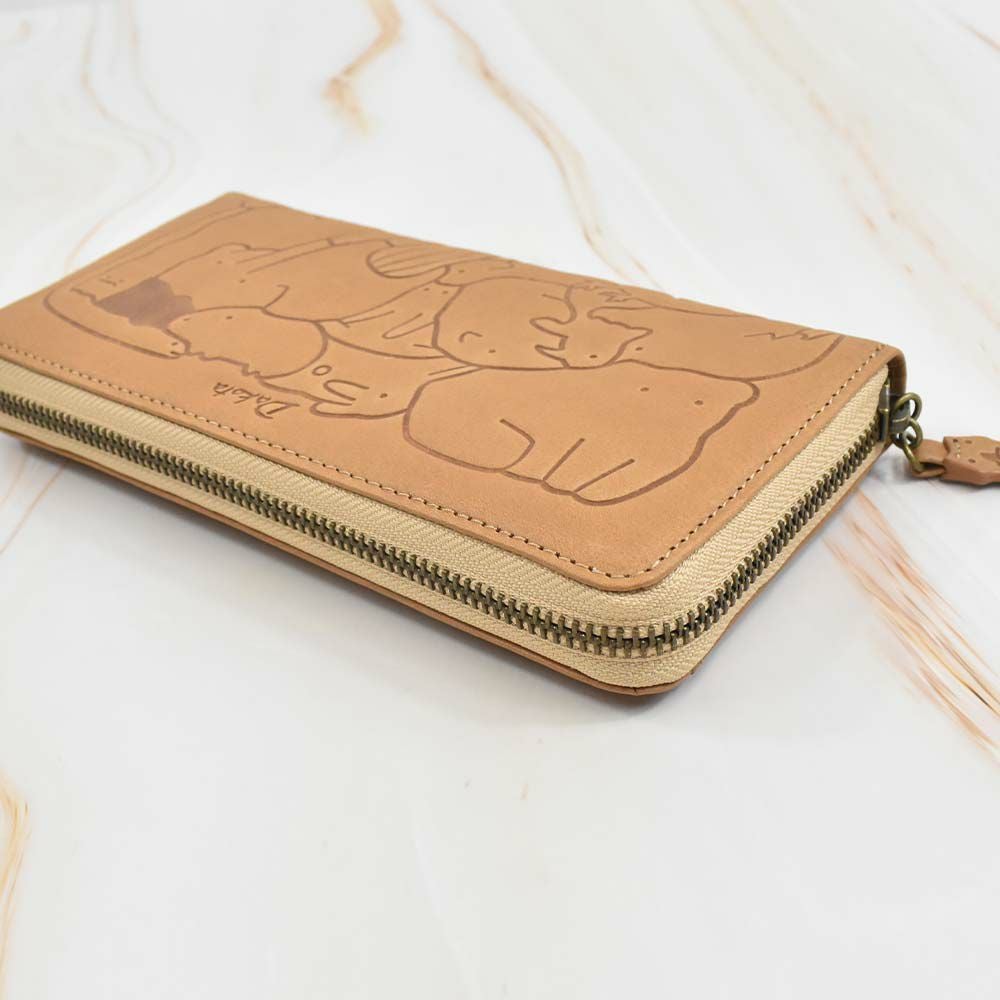 【2021新作】ダコタDakota長財布財布レディースアニマーレラウンドファスナーサイフ本革革レザーブランドファスナーかわいい大容量小銭入れアニマル動物30代40代50代大人緑グリーンベージュマスタード0030192