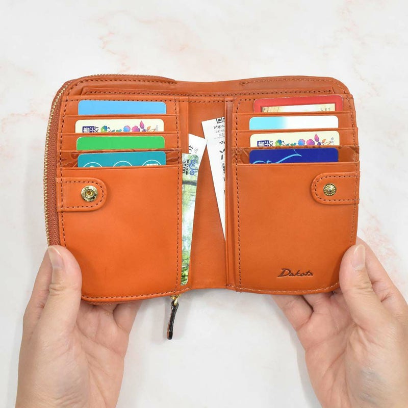 【2021新作】ダコタDakota財布二つ折りレディースミモザ二つ折り財布ミニ財布小銭入れファスナーサイフ本革革レザー2つ折り2つ折り財布ブランドおしゃれ人気かわいいコンパクト花柄ボタニカル0030251