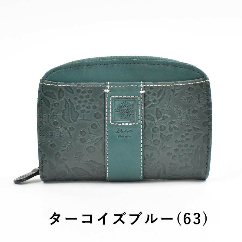 【2021新作】ダコタDakota財布二つ折りレディースミモザ二つ折り財布ミニ財布小銭入れファスナーサイフ本革革レザー2つ折り2つ折り財布ブランドおしゃれ人気かわいいコンパクト花柄ボタニカル0030251