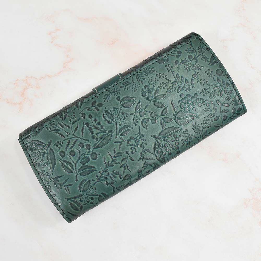 【2021新作】ダコタDakota長財布財布レディースミモザかぶせサイフ本革革レザー大容量ブランドおしゃれ人気かわいい花柄ボタニカル30代40代50代大人オレンジチョコマスタードブルー0030252