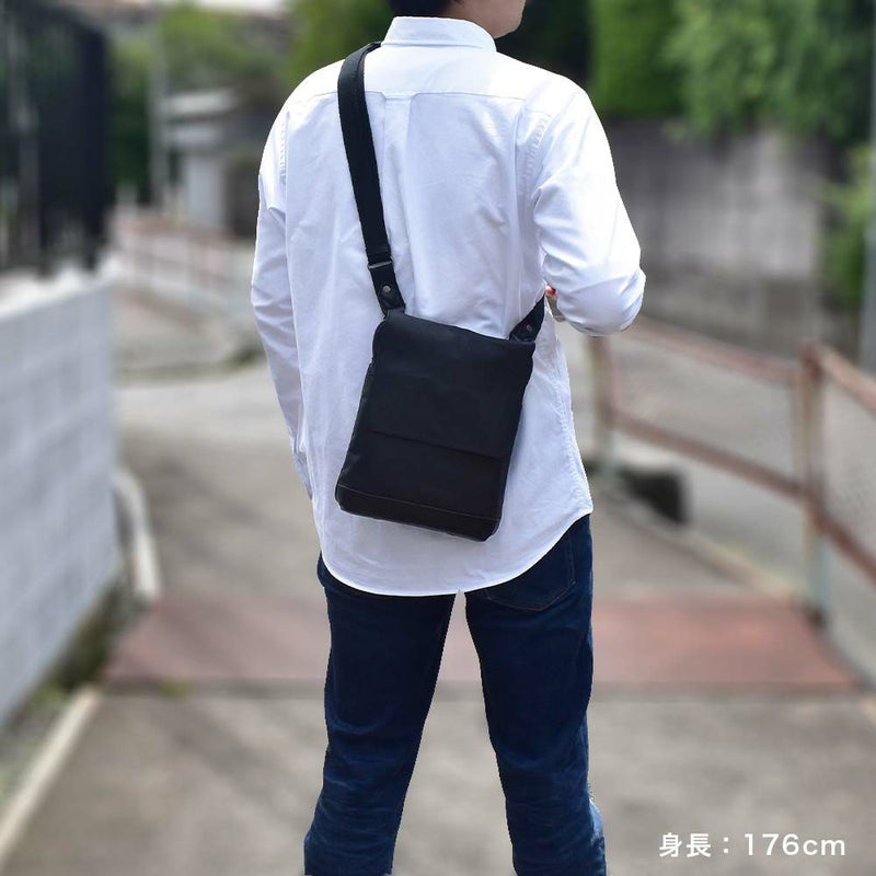 DOUBLESダブルスショルダーバッグ本革B5薄い薄マチレザーメンズレディースショルダーバック斜め掛けバッグ斜めがけバッグショルダー軽い軽量小さい小さめ牛革革男性ブランド肩掛けカバンJVK-1603