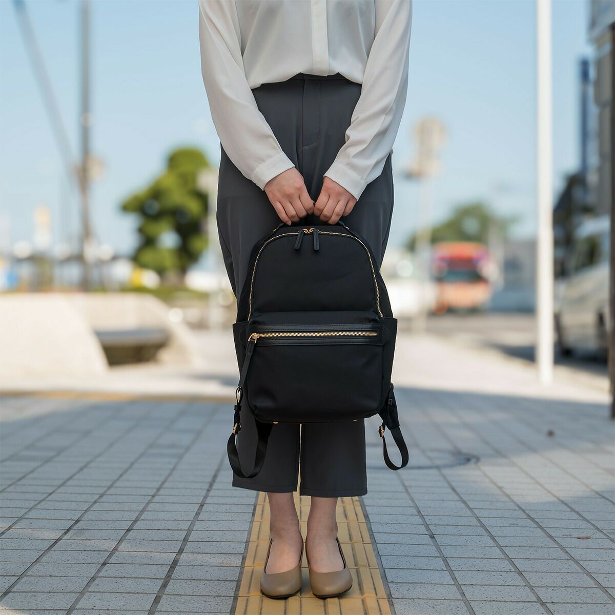 エースaceリュックレディースラポルテムエースジーンA413.3インチPC収納15Lビジネスリュックリュックサックビジネスバッグ通勤ナイロン小さめきれいめコンパクトブランドビジネスace.GENE68521