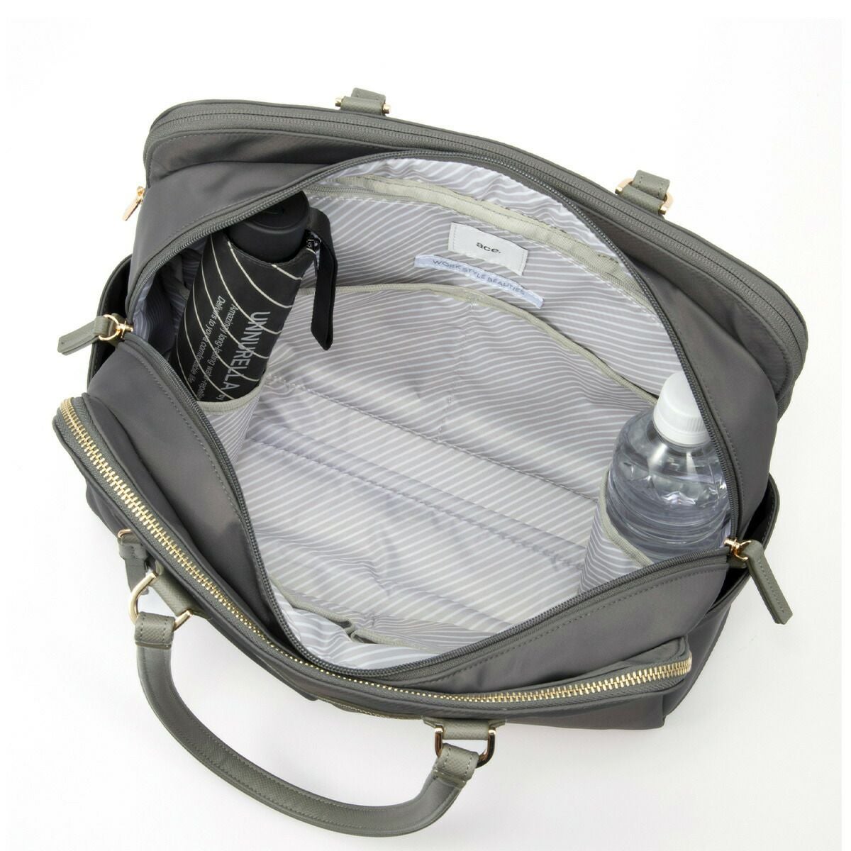 エーストートバッグaceビジネスバッグレディースラポルテムエースジーンA413.3インチPC収納16Lビジネストート通勤ナイロン小さめきれいめコンパクトブランドおしゃれ撥水軽量ビジネスace.GENE68523