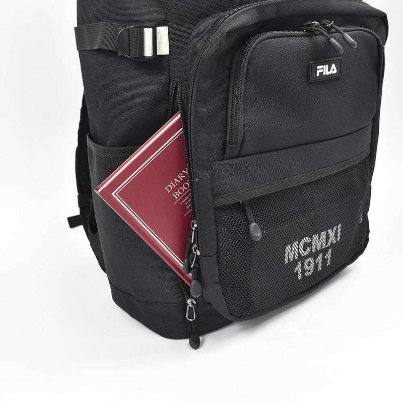 【P最大34倍|お買い物マラソン】【新作】フィラリュックFILA33LB4ボックス型大容量プレジオメンズレディース中学生高校生男子女子リュックサックスクールリュック通学リュックスポーツリュックボックス型リュックブランド撥水7747