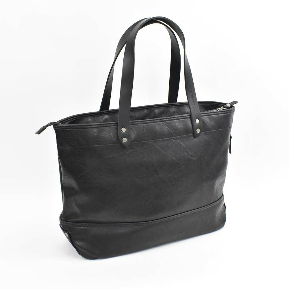 MOUSTACHEトートバッグムスタッシュメンズレディースB4サイズトートバッグトートバック合皮肩掛けカバン肩かけカバンブランドかっこいいおしゃれ人気大きめ通勤通学ファスナー付き大容量おすすめVYE-4805