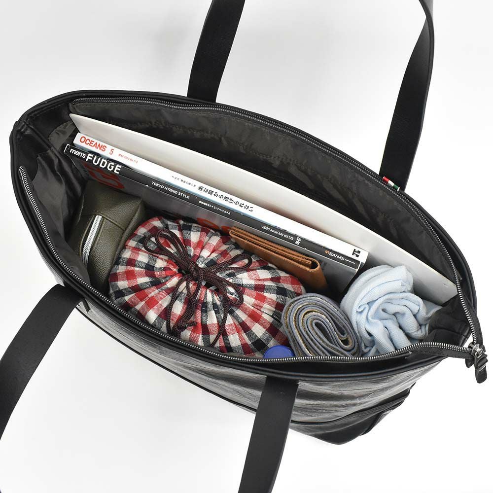 MOUSTACHEトートバッグムスタッシュメンズレディースB4サイズトートバッグトートバック合皮肩掛けカバン肩かけカバンブランドかっこいいおしゃれ人気大きめ通勤通学ファスナー付き大容量おすすめVYE-4805