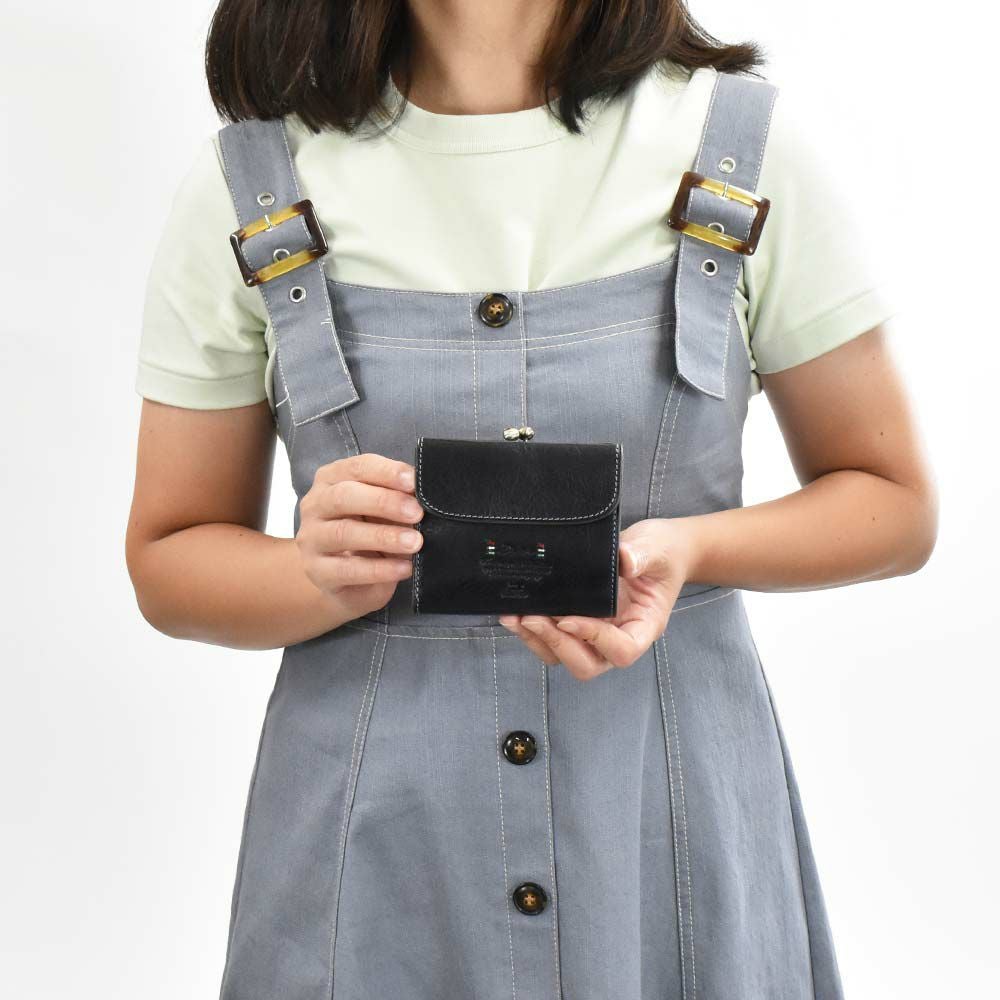 【2021新作】ダコタDakota財布二つ折りがま口レディーストリコローレ二つ折り財布ミニ財布小銭入れファスナーがま口財布本革革レザー2つ折り2つ折り財布ブランドおしゃれ人気かわいいコンパクト30271