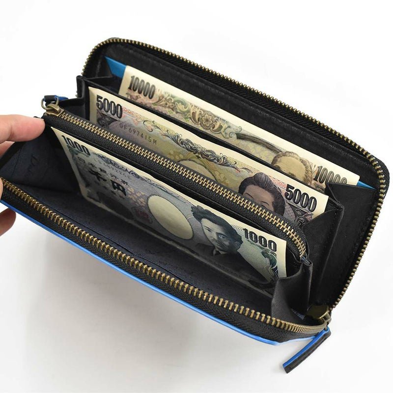 ダコタDakota長財布ラウンドファスナーメンズグリップ財布本革大容量レザー小銭入れありファスナー付きファスナーブランドブラック黒オレンジグリーン緑紺DakotaBLACKLABELダコタブラックレーベル0620113