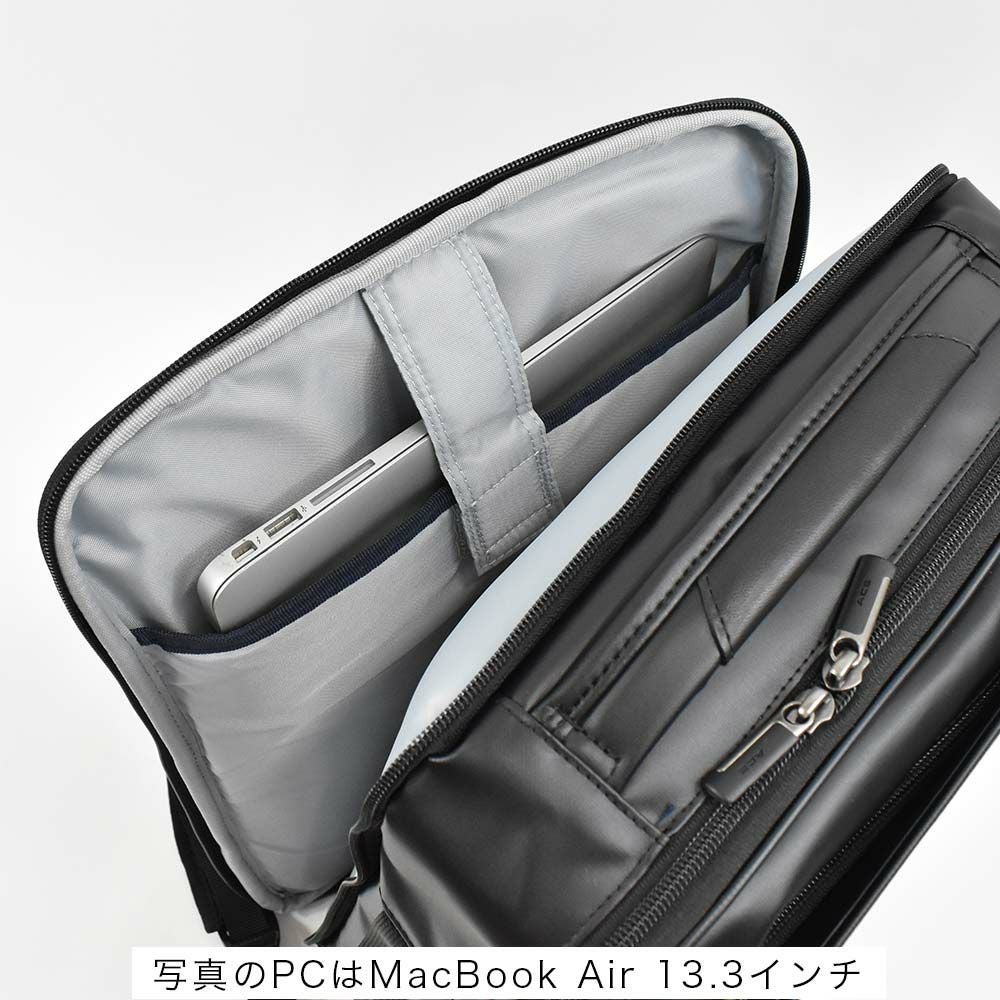 【30%OFF】エースリュックA4メンズビジネスリュックaceヴィターラWRMサイズ2気室通勤出張ビジネスリュックサックバックパックバッグバック通勤リュック軽量軽い撥水おしゃれスーツコンパクト黒ブラック61141