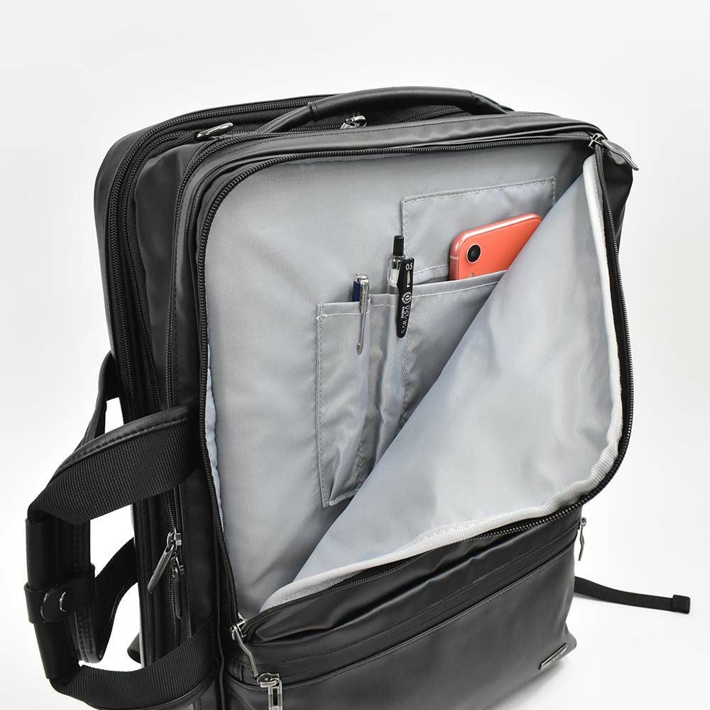 【30%OFFSALE】エースリュック3WAYB4Lサイズメンズビジネスリュック容量拡張aceヴィターラWR20L2気室通勤出張ビジネスビジネスバッグ3WAYバッグ3WAYリュック軽量軽い撥水おしゃれスーツ大容量セール61144