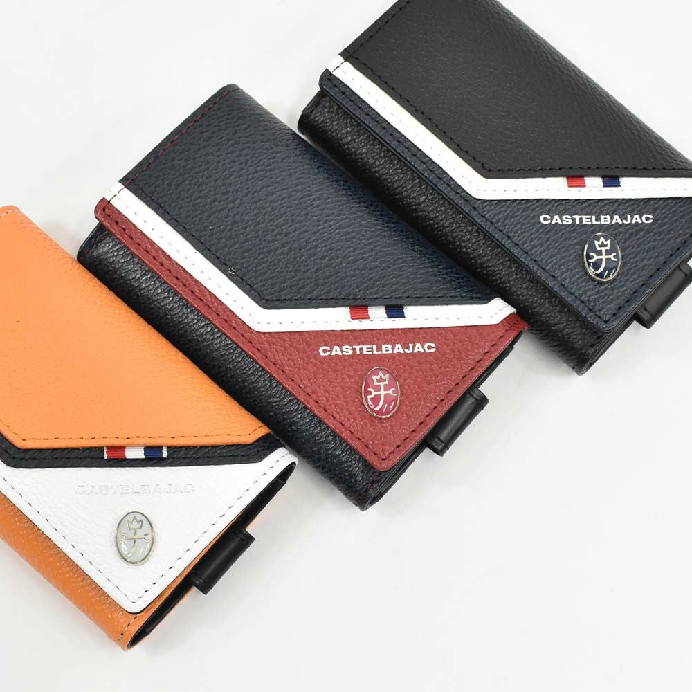 カステルバジャックキーケーススマートキーCASTELBAJACレグレ本革革レザーメンズレディースラウンドファスナーファスナー付き5連コンパクト人気ブランドおしゃれ大容量人気プレゼント男性女性35614