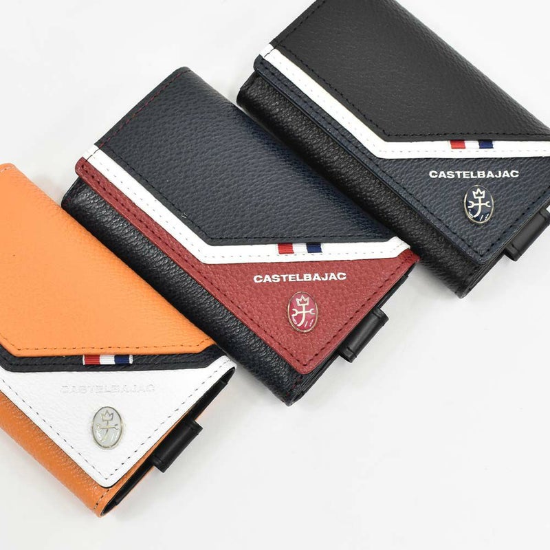 カステルバジャックキーケーススマートキーCASTELBAJACレグレ本革革レザーメンズレディースラウンドファスナーファスナー付き5連コンパクト人気ブランドおしゃれ大容量人気プレゼント男性女性35614