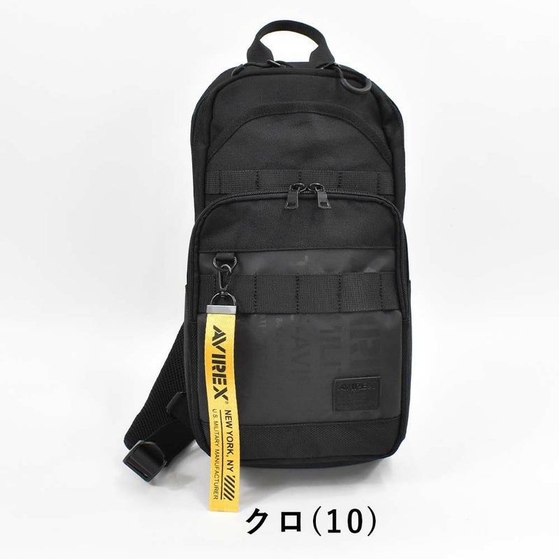 AVIREXボディバッグB5メンズ大容量アビレックスバッグショルダーバッグアヴィレックスボディバックボディーバッグブランド人気軽量かっこいいミリタリーAVX601