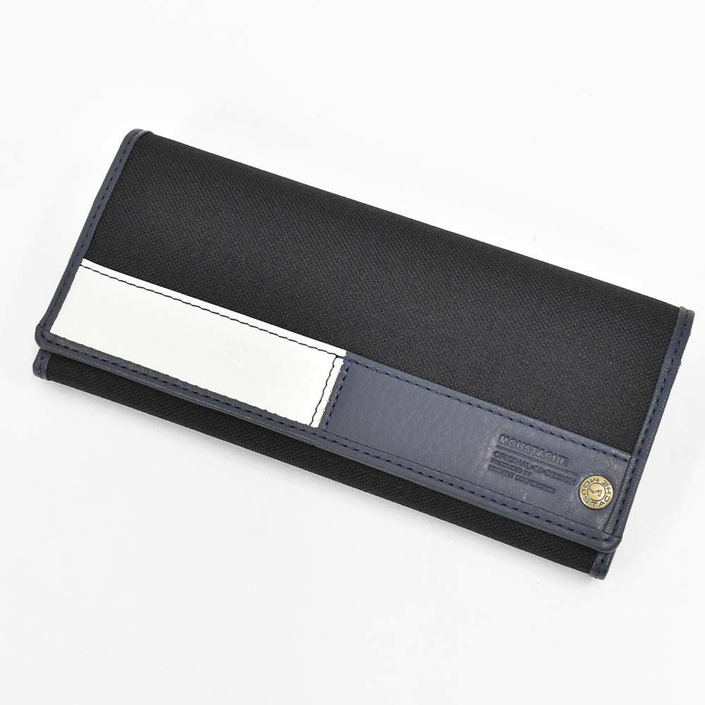 moustache財布長財布かぶせムスタッシュメンズレディース小銭入れ付き小銭入れありメンズ長財布ロングウォレットカジュアル人気おすすめ札入れ大容量彼氏男性ギフトプレゼントブランド薄いDUQ-4237